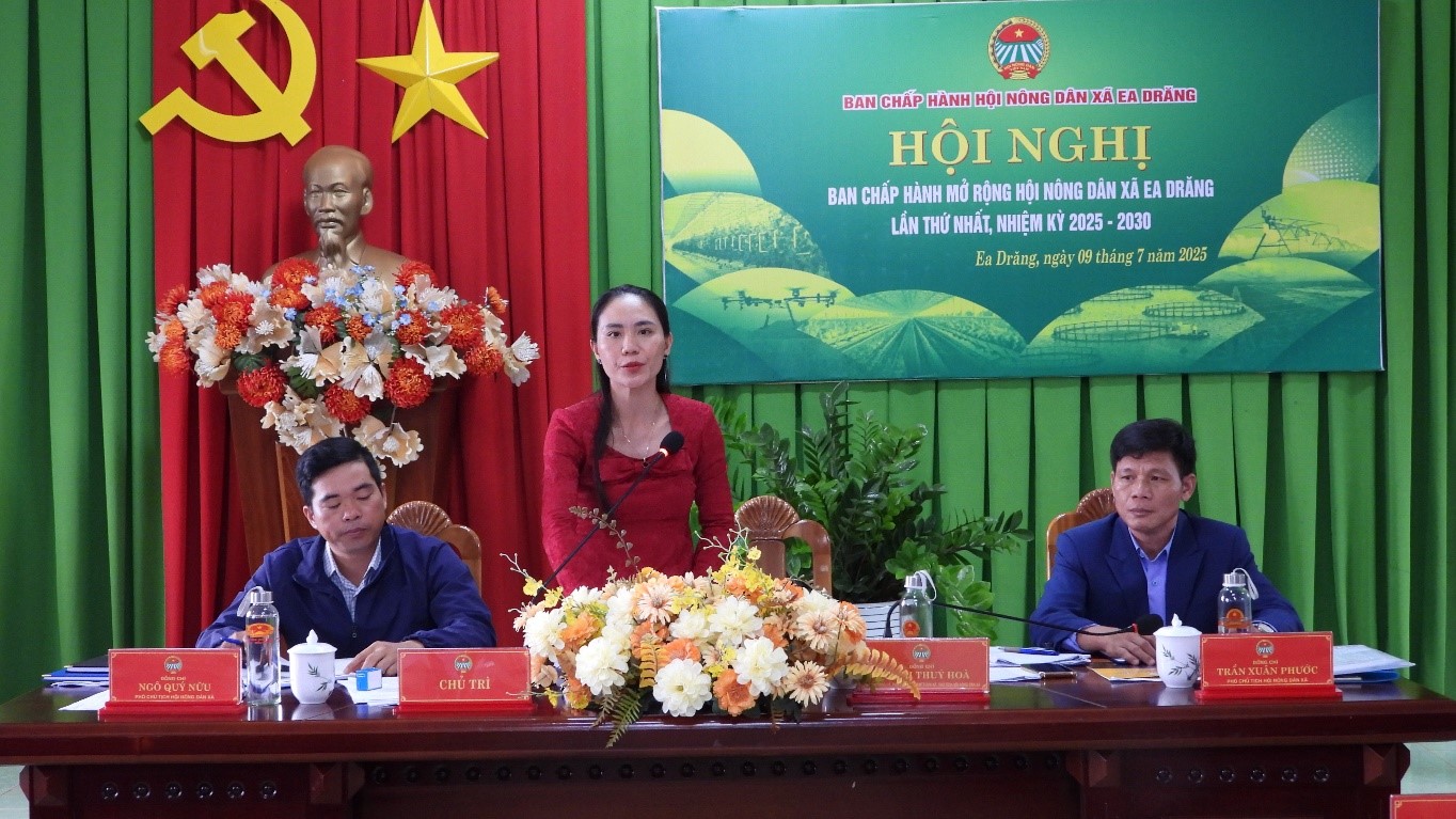 Hội nghị Ban Chấp hành Hội Nông dân xã mở rộng lần thứ Nhất nhiệm kỳ 2025 – 2030